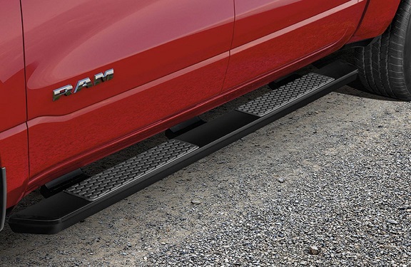 Mopar Matte Black Painted Running Boards 19-up Ram Truck CrewCab - Click Image to Close